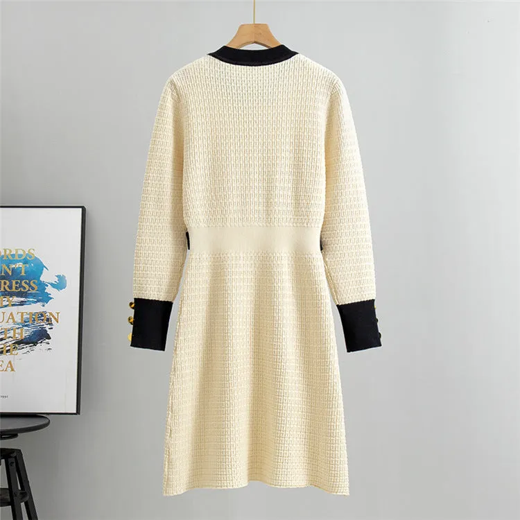 Women's Vintage Knit Loose Dress