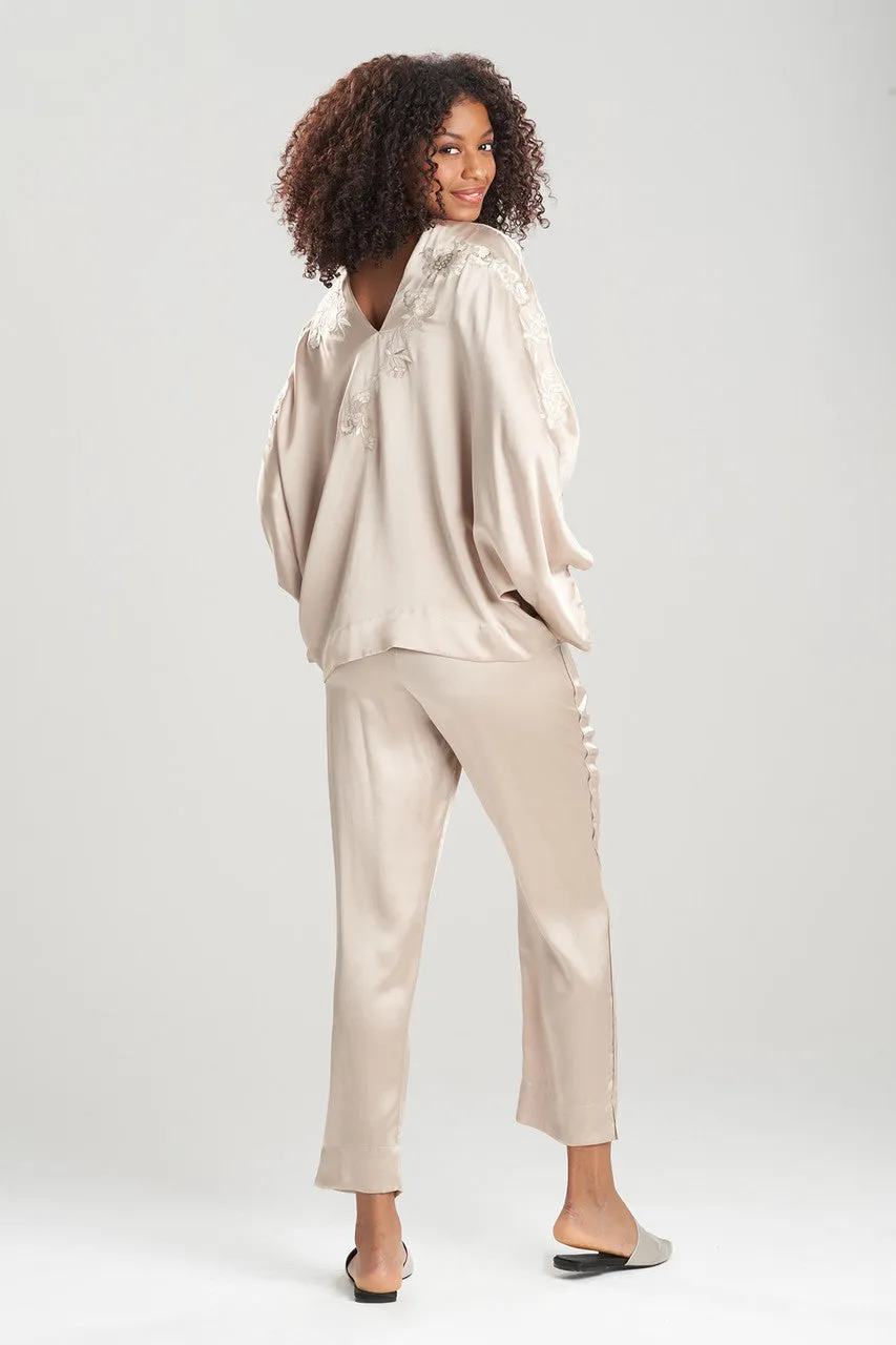 Yasugi Embroidery Silk Top
